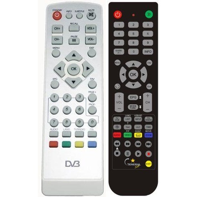GENERAL MUSTEK DVB-T150, DVB-T180, DVB-T210, DVB-T250, DVB-T450, DVB-T1505 - съвместимо дистанционно управление на марката General (DVB-T150, DVB-T180, DVB-T210, DVB-T250, DVB-T450, DVB-T1505)