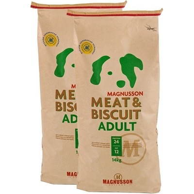 Magnusson Meat & Biscuit Adult 2 x 14 kg