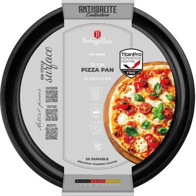 Pánev na pizzu s titanovým povrchem 32cm Anthracite Collection