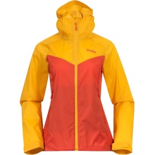 Bergans Microlight W Jacket Brick/Light Golden Yellow