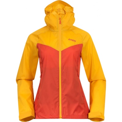 Bergans Microlight W Jacket Brick/Light Golden Yellow