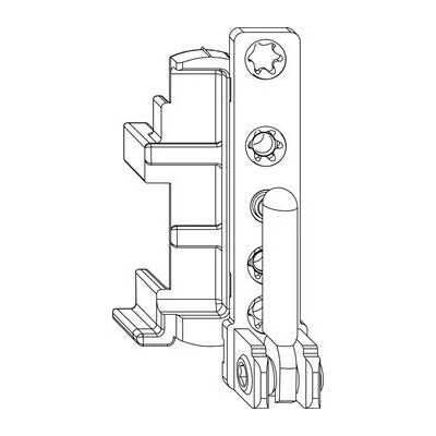 MACO spodní ložisko DT130 12/18 mm levé 130 kg titan 225378