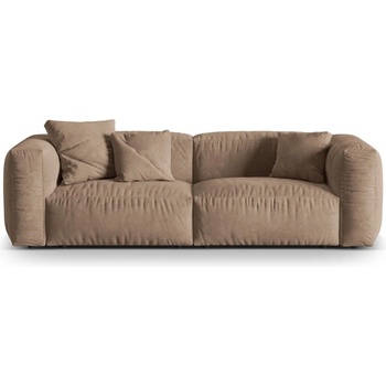 Micadoni Светлокафяв кадифен модулен диван 240 cm Martina - Micadoni (MIC_3S_120_F1_MARTINA2)