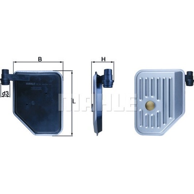 Hydraulický filter automatickej prevodovky MAHLE ORIGINAL HX 156 (HX156)
