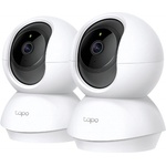 TP-Link Безжична мрежова камера за вътрешно видеонаблюдение TP-Link Tapo C200P2, 2MP FHD, 4mm, Бяла (2-pack) (Tapo C200P2 (2-pack))