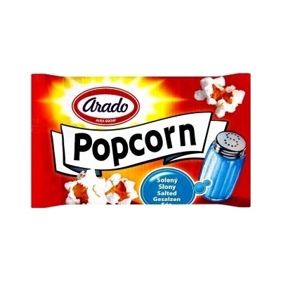 Arado Popcorn do mikrovlnné trouby solený 100g