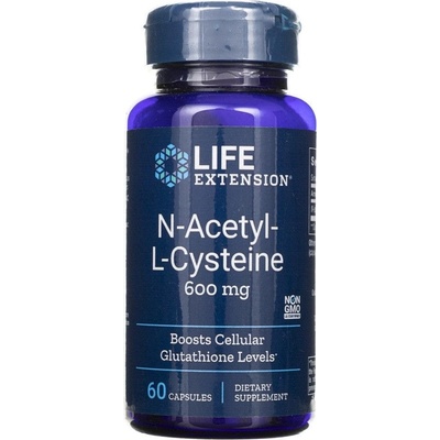 Life Extension N-Acetyl-L-cystein NAC 600 mg 60 kapslí
