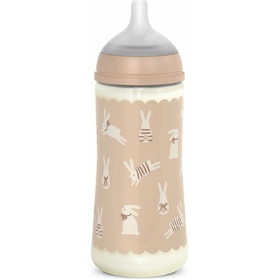 Suavinex Wonderland SX Pro Physiological Anti-Colic dojčenská fľaša Cream Bunny 360 ml