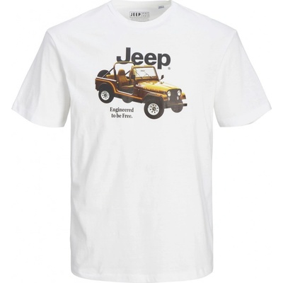 Jack and Jones tričko Jeep bílé