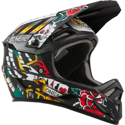 O'Neal Full Face каска O'Neal BACKFLIP Helmet INKED V. 24 Full face helmet - Multi - размер M 57/58 cm (851-1571-0111)