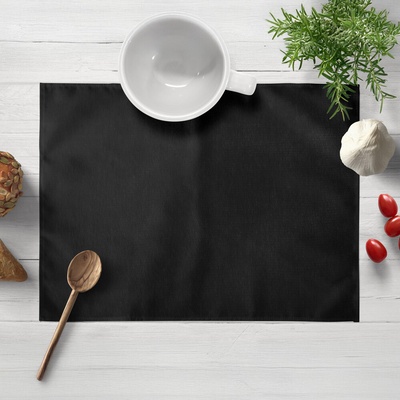 Biante Zamatové prestieranie Velvet Prémium SVP-014 Čiernozelené 35x45 cm