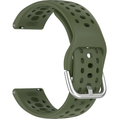 VSECHNONAMOBIL 121638 AIRY Silikonový řemínek pro Amazfit Active 2 (Square) zelený