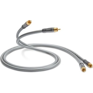 QED Кабел за колони QED - Performance Audio 40i, 4x RCA, 1 m, сив (QE6113)