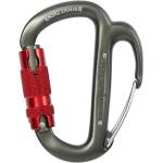 Petzl Заключващ се карабинер Petzl Freino HMS carabiner - Grey / Red - размер Twist-Lock (323-0004-0111)