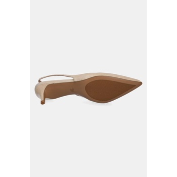 Lauren Ralph Lauren Велурени обувки с тънък ток Lauren Ralph Lauren Lolah II в бежово 802959263004 (802959263004.101)