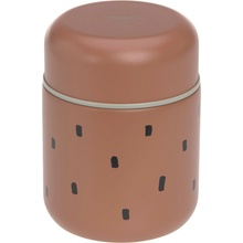 Lässig Food Jar Medium Happy Prints caramel termoska 350 ml