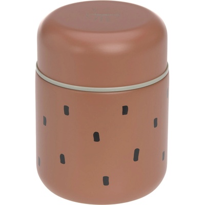 Lässig Food Jar Medium Happy Prints caramel termoska 350 ml