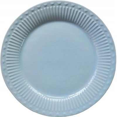 Pastelově modrý talíř 19 cm