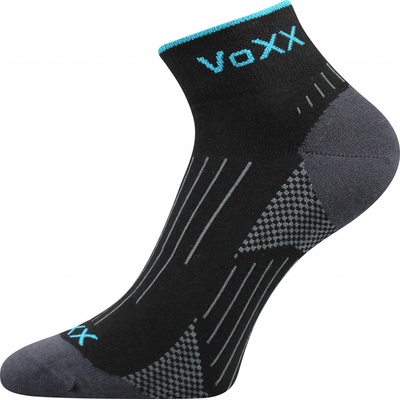 Voxx Azul športové ponožky 3 páry čierna