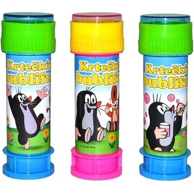 Bublifuk Krtek s hrkavkou ve víčku 50 ml