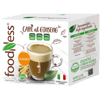 FoodNess Кафе капсули FoodNess Ginseng Coffee Classic, Dolce Gusto, 10бр, капсули