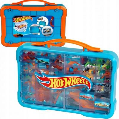 Klein Hot Wheels Zberateľská vitrína s osvetlením tyrkysová