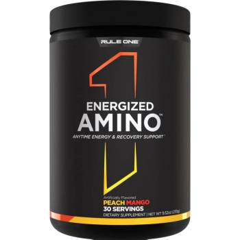 Rule 1 Energized Amino | with Natural Caffeine [270 грама] Праскова с манго