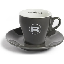 Rocket Espresso šálek s podšálkem #rocketpeople tmavě šedý 180 ml