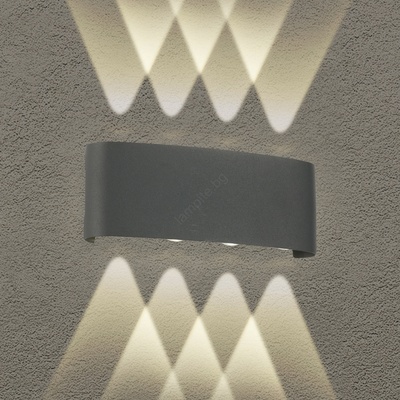 Brilagi - LED външно стенно осветително тяло FLAREBOX LED/8W/230V антрацит IP65 (BG2262)