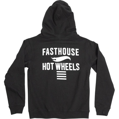 Fasthouse Youth Rush Hot Wheels Hooded Pullover Black