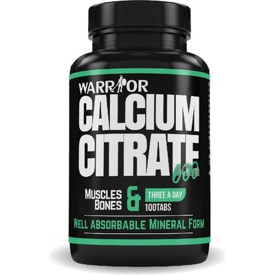Warrior Calcium Citrate 600 100 tabliet