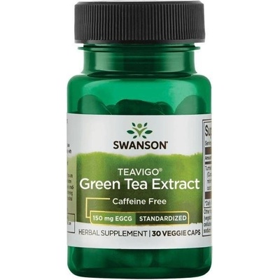 Swanson TEAVIGO Zelený Čaj Green Tea Extract 30 kapsúl