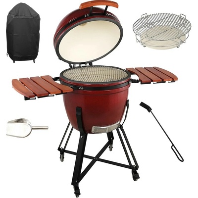 Kamado SE Premium Line 60cm bordó – set 54527