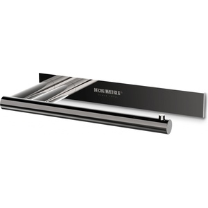 DECOR WALTHER Държач за тоалетна хартия Mikado Frame с PVD покритие черен хром (0523658)