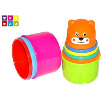 MaaMaa Кула с чашки за сгъване 9 бр