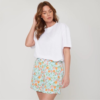 Image 1 of Miso Пижама Miso Women's Fruit Short-Sleeve Pyjama Set - White