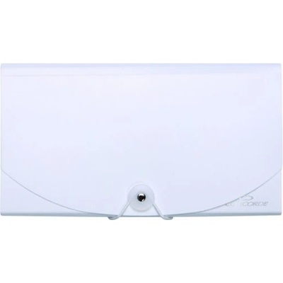CONCORDE Desky na dokumenty s gumou DL, 13 kapes, bílá