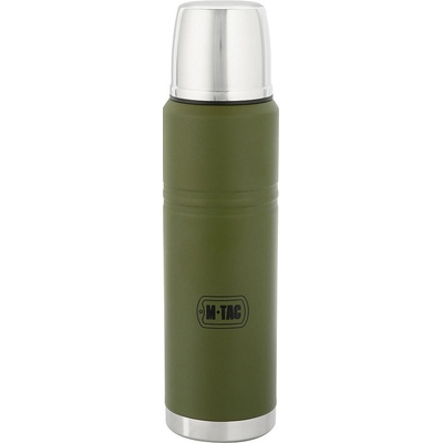 M Tac Thermos Steel 1000 ml olivová strieborná
