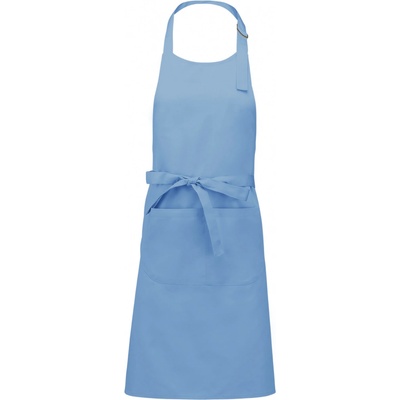 Kariban Zástěra Polycotton K890 nebesky modrá