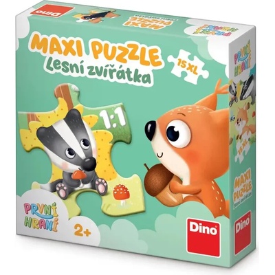 Dino - Puzzle First play: Forest animals 15 maxi - 1 - 39 piese