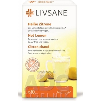 Livsane Horúci zázvor + med + citrón vrecúška 10 ks