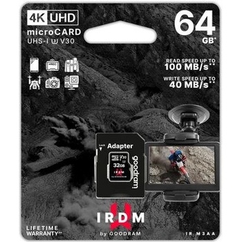 GOODRAM microSDXC UHS-I U3 64GB IR-M3AA-0640R12