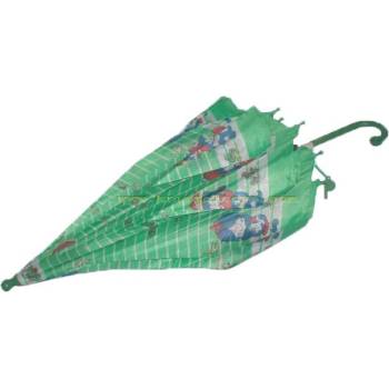 Детски чадър със свирка зелен