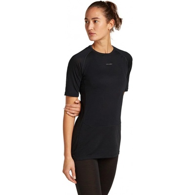 ICEBREAKER Wmns Mer 125 ZoneKnit SS Crewe Black