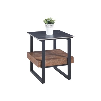 Carmen Помощна холна маса sala - орех / черно