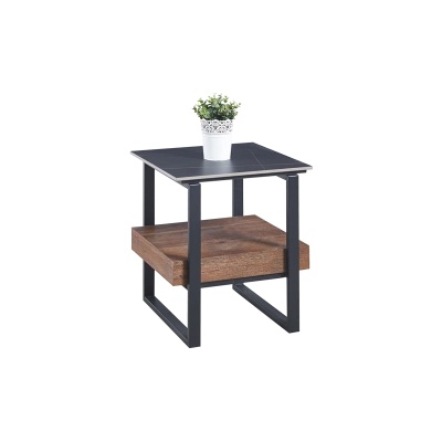 Carmen Помощна холна маса sala - орех / черно