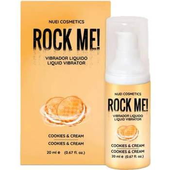 Nuei Течен вибратор с аромат на Бисквитки "nuei rock me cream" 20 мл