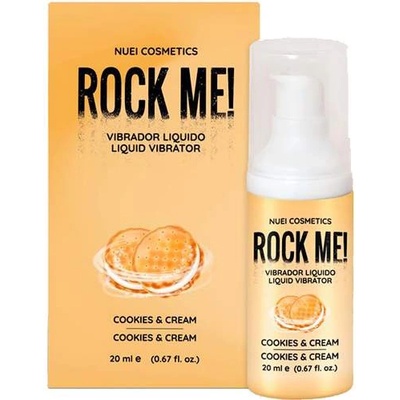 Nuei Течен вибратор с аромат на Бисквитки "nuei rock me cream" 20 мл