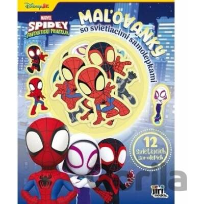 Maľovanky so svietiacimi samolepkami Spidey