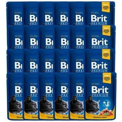 BRIT Premium Adult Mix příchutí 48x100 g